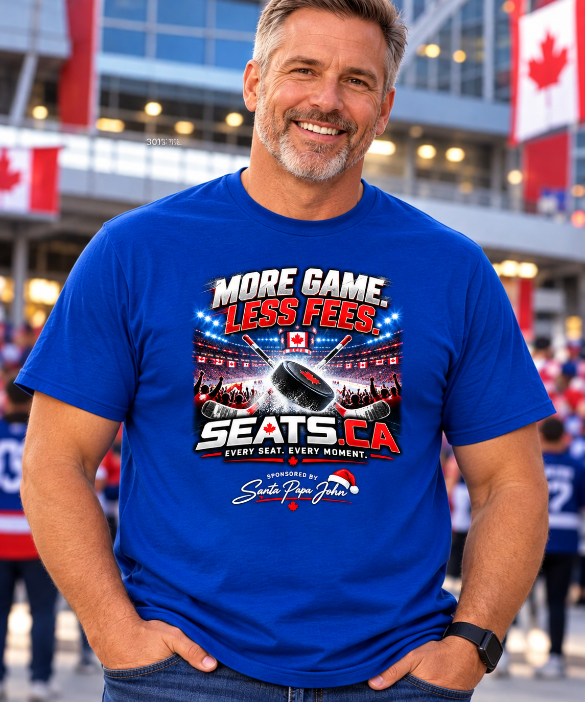 🏒🍁 MORE GAME. LESS FEES. THE TEE EVERY CANADIAN HOCKEY FAN NEEDS. 🍁🏒