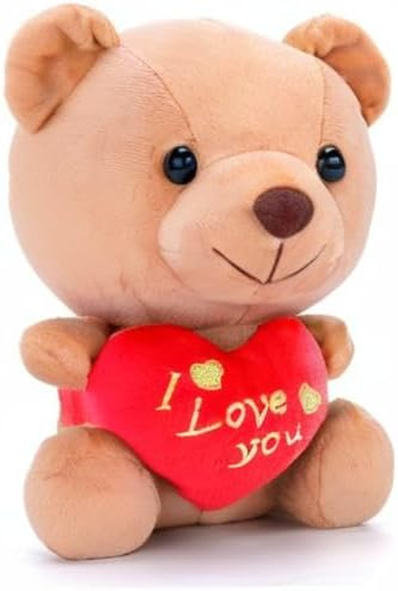 for Mom I Love You Stuffed Teddy Bear Gifts for Mom Holding Heart Bear Plush Toy 6 Inches